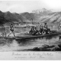 Radeau sur la riviere Bistritza